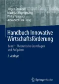Buchcover: Handbuch Innovative Wirtschaftsförderung